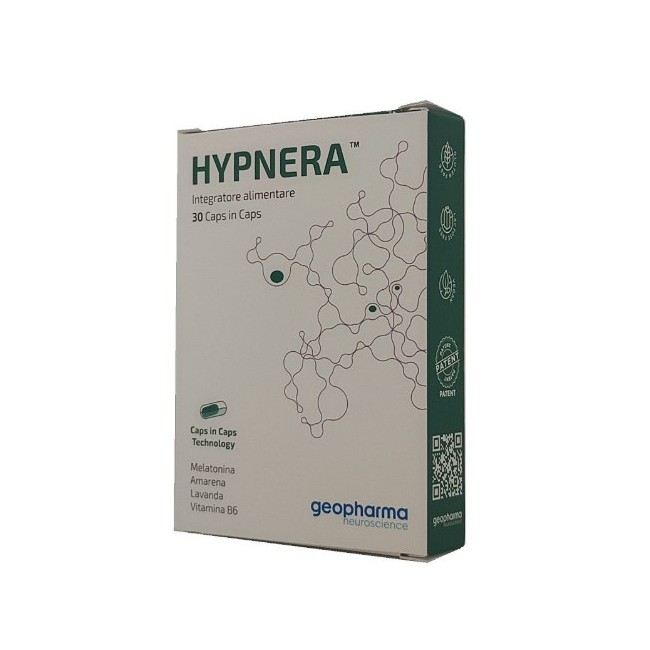 Geopharma Hypnera 30 Capsule per il sonno senza glutine e lattosio Geopharma Hypnera 30 Capsule per il sonno senza glutine e lattosio