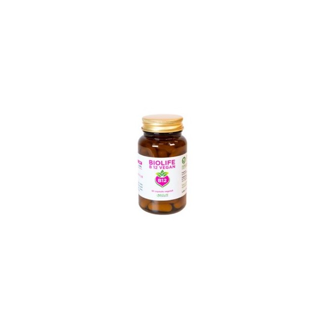Integratore Vitamina B12 Vegan Biolife 60 Capsule per energia e benessere quotidiano