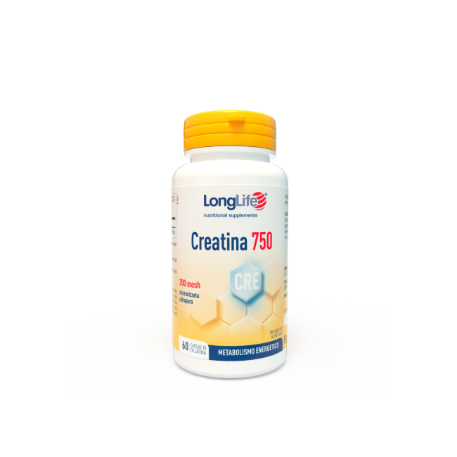 Longlife Creatina 750mg 60 Capsule Di Gelatina