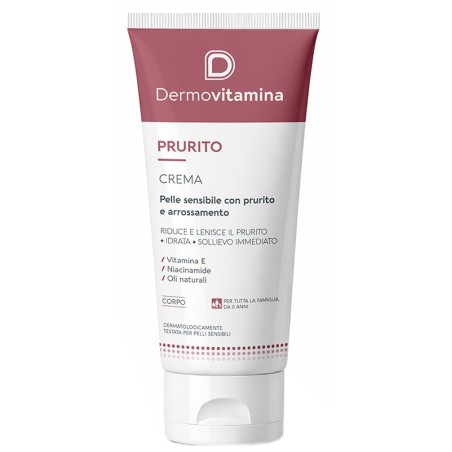 Dermovitamina Prurito Crema 200ml per lenire irritazioni e prurito cutaneo intenso Dermovitamina Prurito Crema 200ml per lenire irritazioni e prurito cutaneo intenso