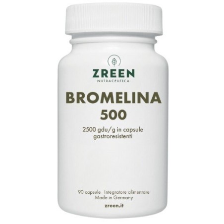 Norsan Zgreen Bromelina 500 integratore digestivo in capsule gastroresistenti per benessere naturale