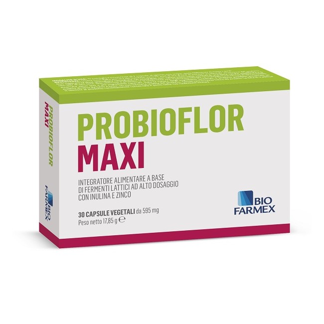 Probioflor Maxi 30 Capsule per il benessere della flora intestinale e digestione ottimale Probioflor Maxi 30 Capsule per il benessere della flora intestinale e digestione ottimale