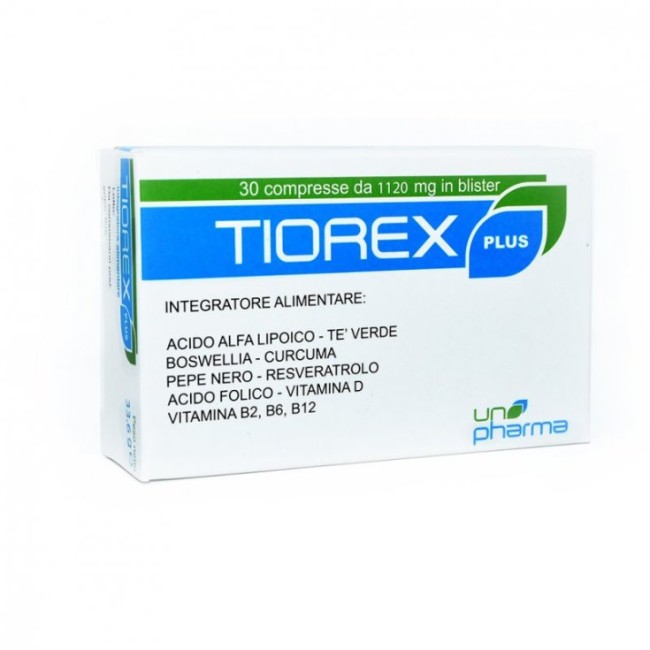 Unopharma Tiorex Plus 20 Compresse - Integratore per il sistema nervoso con vitamine B Unopharma Tiorex Plus 20 Compresse - Integratore per il sistema nervoso con vitamine B