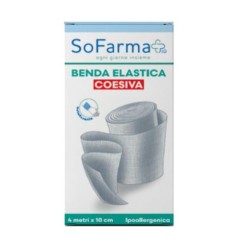 Benda Coesiva So.Farma.Morra 4x8cm - Autoadesiva per medicazioni e bendaggi pratici