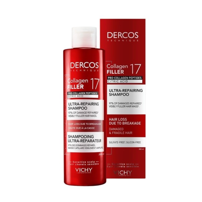 Vichy Dercos Collagen 17 Filler Shampoo 200 Ml