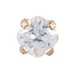 Mast Industria Italiana Tiffany oro con cristalli cubici 3mm di alta qualit&agrave;