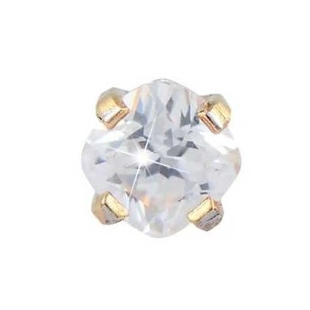 Mast Industria Italiana Tiffany oro con cristalli cubici 3mm di alta qualità Mast Industria Italiana Tiffany oro con cristalli cubici 3mm di alta qualità