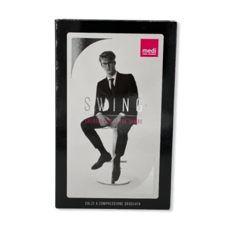 Gambaletto compressivo Medi uomo 15 mmHg colore fumo per benessere gambe Gambaletto compressivo Medi uomo 15 mmHg colore fumo per benessere gambe