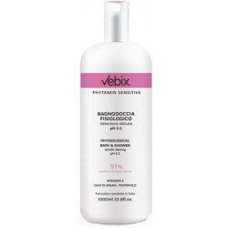 Vebix Phytamin Active Bagnodoccia Fisiologico 1000 Ml per detersione delicata quotidiana