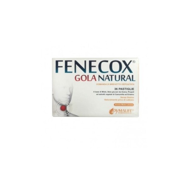 Fenecox Gola Natural pastiglie miele limone per il benessere della gola senza zuccheri