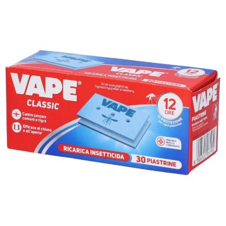 Vape Ricarica Piastrine Coswell - Confezione da 30 piastrine antizanzare per diffusori elettrici Vape Ricarica Piastrine Coswell - Confezione da 30 piastrine antizanzare per diffusori elettrici