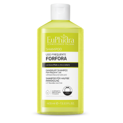 Shampoo antiforfora uso frequente Euphidra per capelli sani e cuoio capelluto purificato