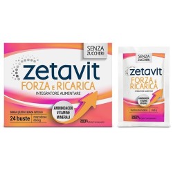 Zetavit Forza E Ricarica integratore multivitaminico 24 bustine per energia e vitalit&agrave;