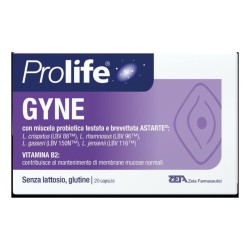 Prolife Gyne 20 capsule con probiotici brevettati per il benessere intimo femminile