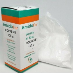 Amido di Riso Farvisan 100g - Emoliente e rinfrescante per la pelle delicata del bambino