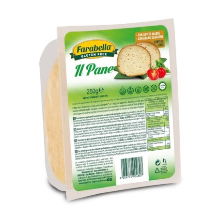 Pane senza lattosio Bioalimenta Farabella 250g per una dieta equilibrata e gustosa Pane senza lattosio Bioalimenta Farabella 250g per una dieta equilibrata e gustosa