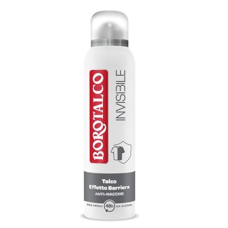Borotalco Deo Spray Invisibile protezione efficace senza aloni bianchi 150ml Borotalco Deo Spray Invisibile protezione efficace senza aloni bianchi 150ml