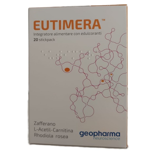 Eutimera 20 stickpack integratore senza glutine e lattosio per il benessere quotidiano