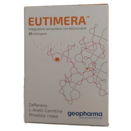 Eutimera 20 stickpack integratore senza glutine e lattosio per il benessere quotidiano