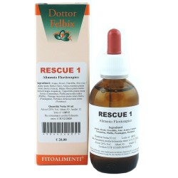 Euronatur Group Rescue 1 Gocce 50 Ml per il benessere naturale e l'equilibrio emotivo quotidiano
