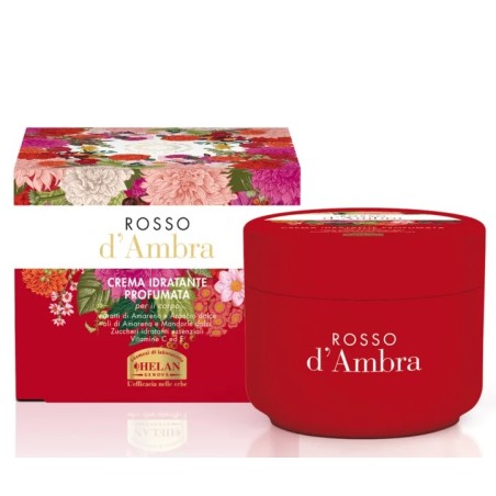 Helan Rosso D'Ambra Crema Idratante Profumata 200ml per corpo morbido e profumato