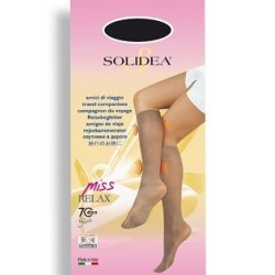 Solidea Miss Relax 70 Sheer Gambaletto a compressione graduata nero taglia S