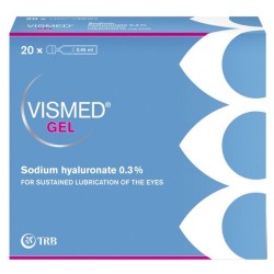 Vismed Gel collirio lubrificante con acido ialuronico 0,3% - 20 fialette monodose da 0,45ml