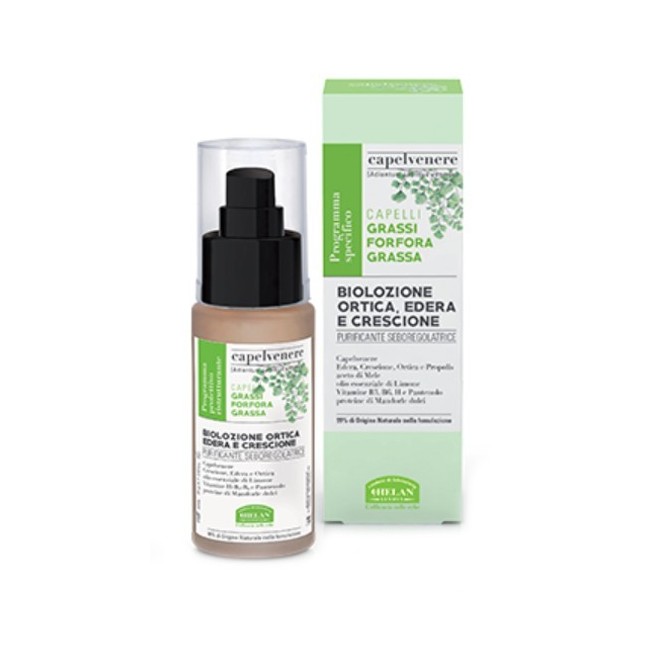 Biolozione Helan Capelvenere con ortica edera e crescione per capelli sani e forti 30ml