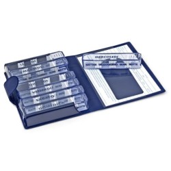 Farmacare Medidos Portapillole Settimanale Silver con 7 scomparti per organizzare i farmaci