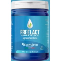 Fitosystem Freelact Compresse Masticabili per Intolleranza al Lattosio con Enzima Lattasi