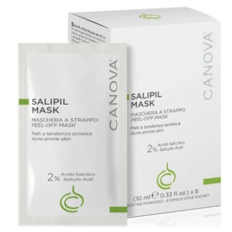 Canova Salipil Mask - Maschera viso purificante anti-acne in bustine monodose da 10ml Canova Salipil Mask - Maschera viso purificante anti-acne in bustine monodose da 10ml
