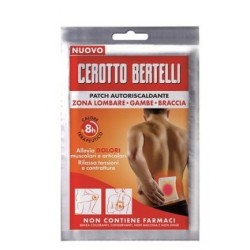 Cerotto Autoriscaldante Kelemata Bertelli con 2 celle termiche per sollievo dal dolore muscolare
