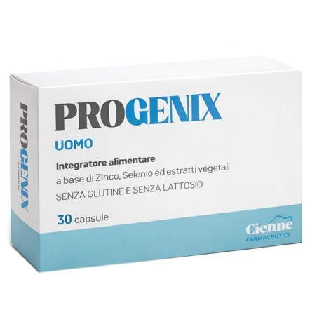 Cienne Farmaceutici Progenix Uomo 30 Capsule Senza Glutine Senza Lattosio