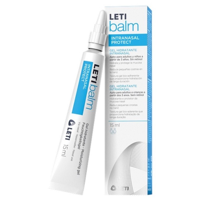 Leti Balm Intranasal Protect gel idratante per protezione nasale quotidiana 15ml Leti Balm Intranasal Protect gel idratante per protezione nasale quotidiana 15ml