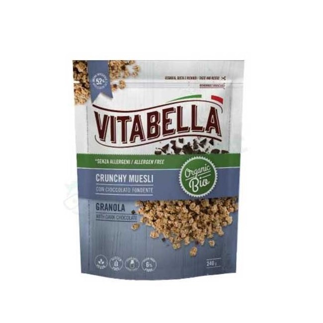 Molino Nicoli Muesli Croccanti Con Cioccolato 240g - Colazione golosa con cereali e cioccolato Molino Nicoli Muesli Croccanti Con Cioccolato 240g - Colazione golosa con cereali e cioccolato