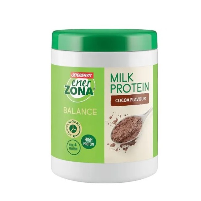 Enervit Enerzona Milk Protein Cocoa 230g - Integratore proteico al gusto cacao per sportivi Enervit Enerzona Milk Protein Cocoa 230g - Integratore proteico al gusto cacao per sportivi
