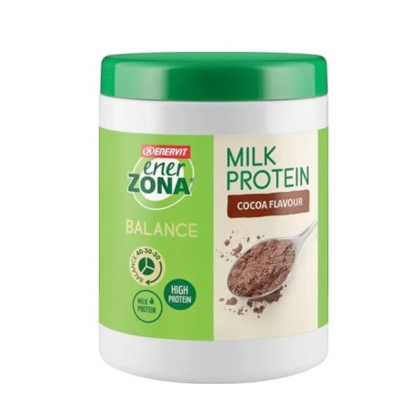Enervit Enerzona Milk Protein Cocoa 230g - Integratore proteico al gusto cacao per sportivi Enervit Enerzona Milk Protein Cocoa 230g - Integratore proteico al gusto cacao per sportivi