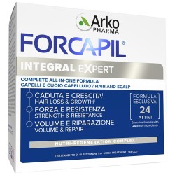 Forcapil Integral Expert 168 capsule per capelli forti e unghie sane trattamento completo