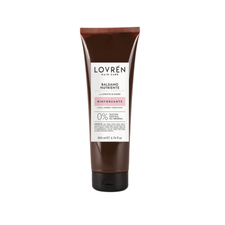 Balsamo Ristrutturante Lovren per capelli danneggiati e sfibrati 200ml formula naturale Balsamo Ristrutturante Lovren per capelli danneggiati e sfibrati 200ml formula naturale