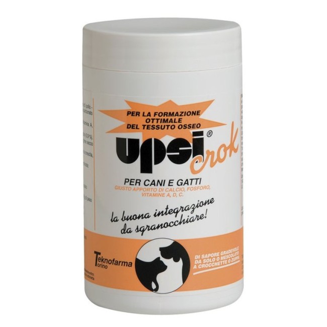 Teknofarma Upsicrok Flacone 150g - Integratore per articolazioni e ossa dei cani Teknofarma Upsicrok Flacone 150g - Integratore per articolazioni e ossa dei cani