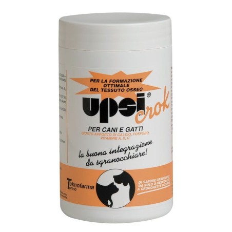 Teknofarma Upsicrok Flacone 150g - Integratore per articolazioni e ossa dei cani Teknofarma Upsicrok Flacone 150g - Integratore per articolazioni e ossa dei cani
