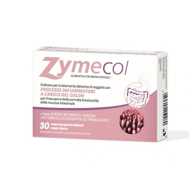 Zymerex Zymecol 30 compresse per il benessere intestinale senza glutine Zymerex Zymecol 30 compresse per il benessere intestinale senza glutine
