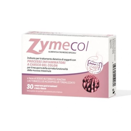 Zymerex Zymecol 30 compresse per il benessere intestinale senza glutine Zymerex Zymecol 30 compresse per il benessere intestinale senza glutine