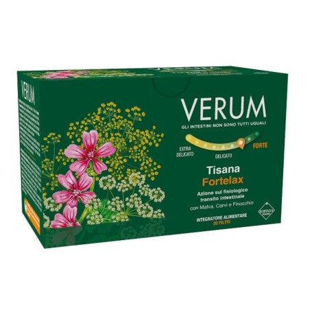 Verum Fortelax Tisana 20 Filtri per il benessere intestinale naturale Verum Fortelax Tisana 20 Filtri per il benessere intestinale naturale
