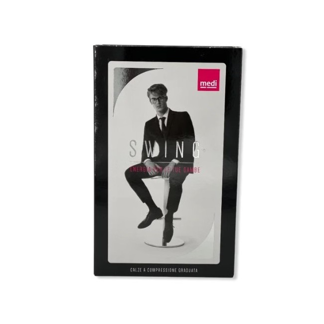 Gambaletto compressivo Medi per uomo nero 18 mmHg comfort e sostegno quotidiano Gambaletto compressivo Medi per uomo nero 18 mmHg comfort e sostegno quotidiano