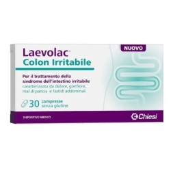 Laevolac Colon Irritabile 30 Compresse per il benessere intestinale senza glutine bipacco