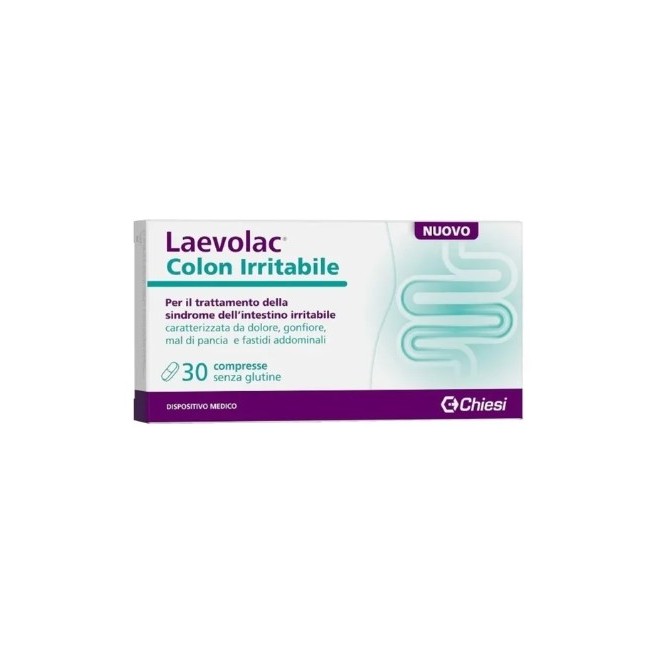 Laevolac Colon Irritabile 30 Compresse per il benessere intestinale senza glutine bipacco