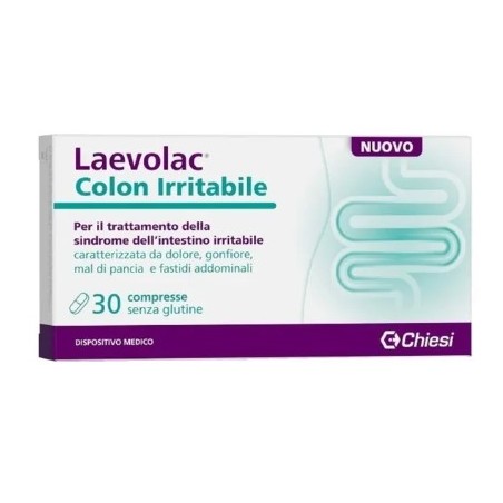 Laevolac Colon Irritabile 30 Compresse per il benessere intestinale senza glutine bipacco