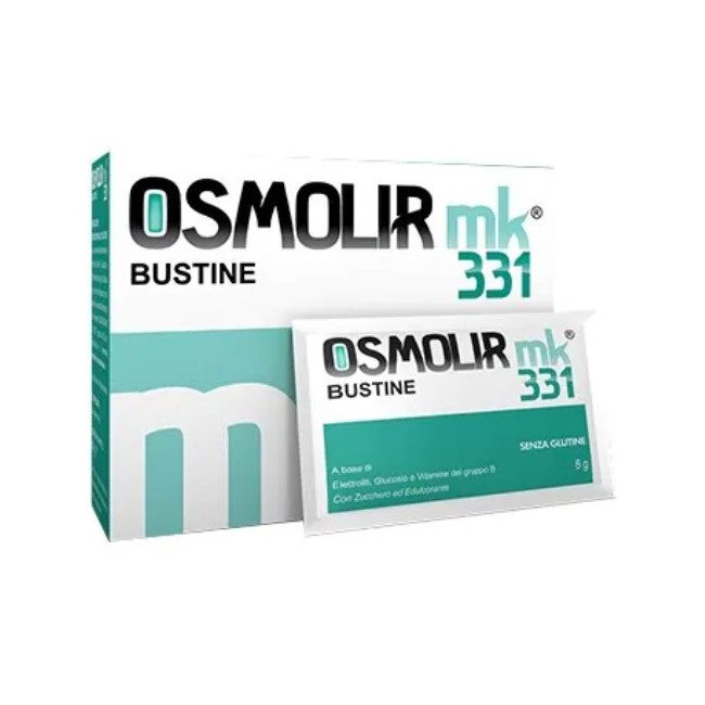 Osmolir Mk 331 integratore in bustine gusto limone senza glutine e lattosio per il benessere intestinale