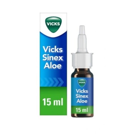 Vicks Sinex Aloe spray nasale decongestionante per naso chiuso e raffreddore Vicks Sinex Aloe spray nasale decongestionante per naso chiuso e raffreddore